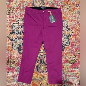 DEMOCRACY PINK/PURPLE JEANS - size 16